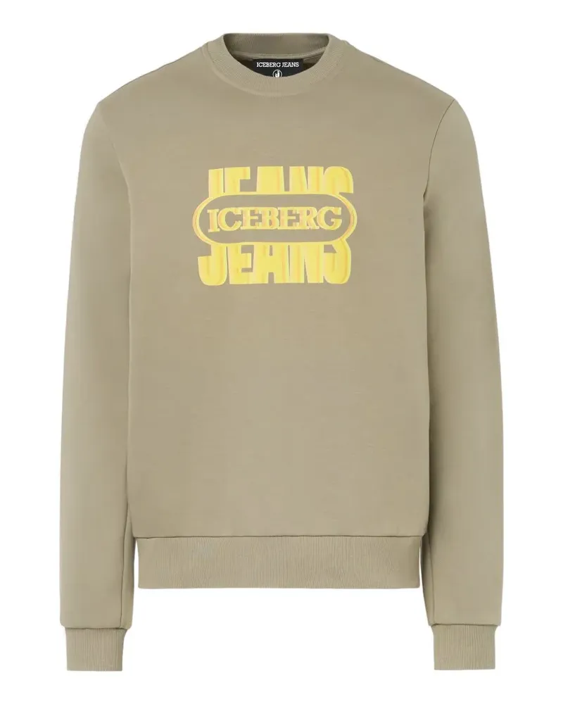Iceberg logo-print sweatshirt - Grün Grün