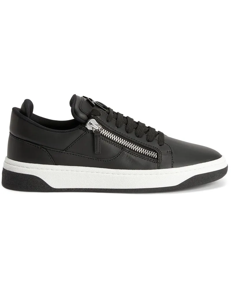 Giuseppe Zanotti Sneakers mit Reißverschlüssen - Schwarz Schwarz