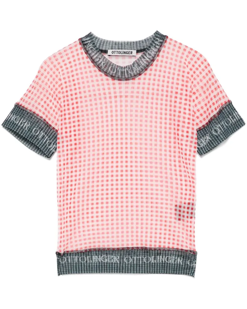 OTTOLINGER T-Shirt aus Mesh - Rot Rot