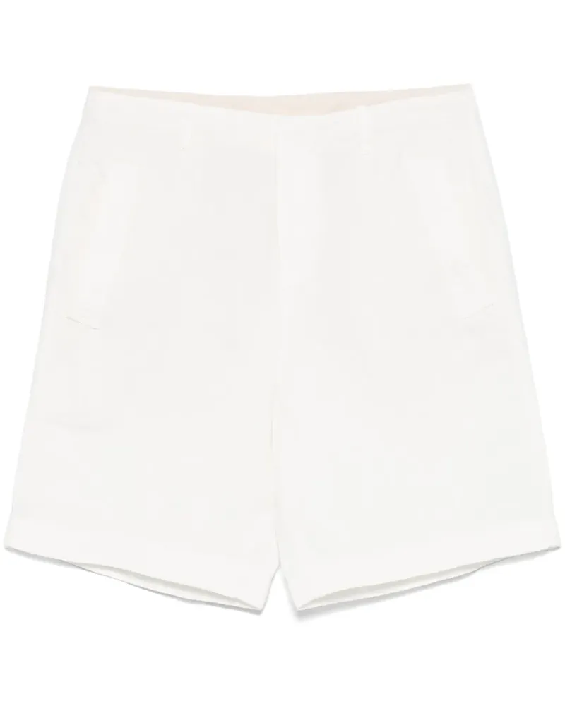 Eleventy Shorts aus Leinen - Weiß Weiß