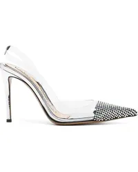 Alexandre Vauthier Amber Ghost Pumps 100mm Silber