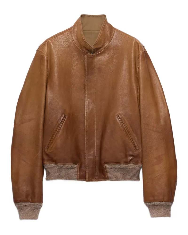 Prada leather jacket - Braun Braun