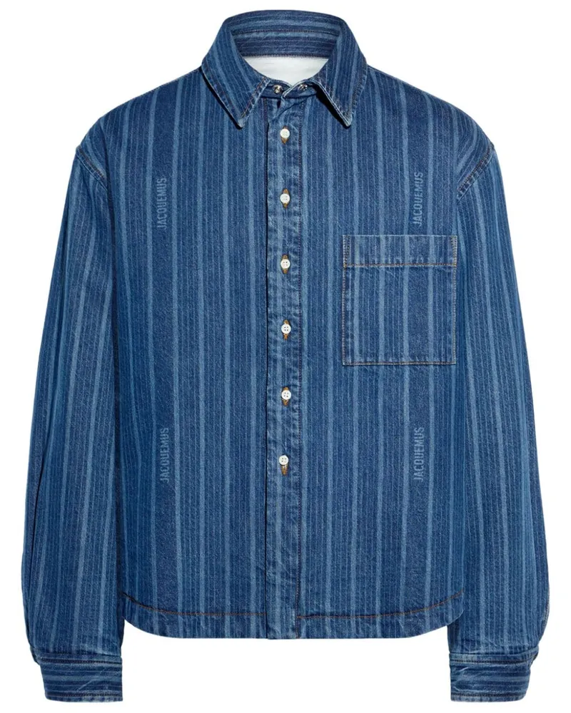 Jacquemus La Chemise Boulanger Hemd - Blau Blau