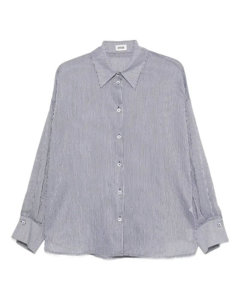 Drykorn Gestreiftes Lyndara Hemd - Blau Blau