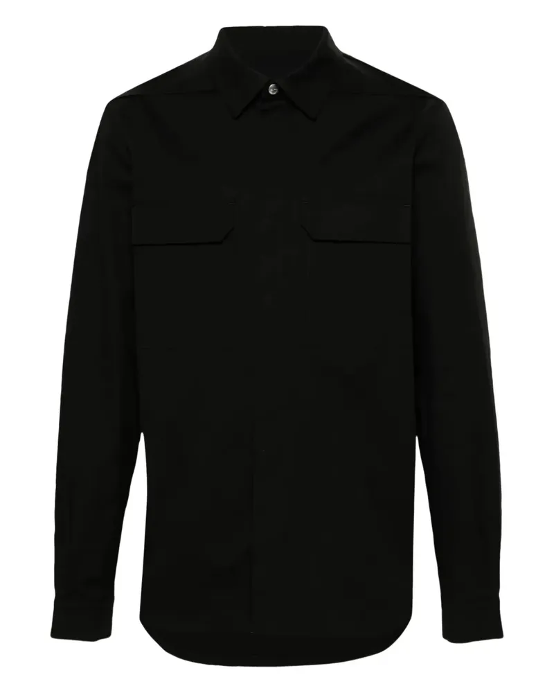 Rick Owens pocket shirt - Schwarz Schwarz