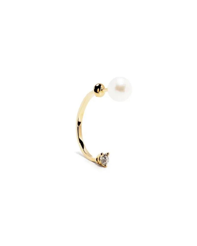 Delfina Delettrez 18kt Fold Gelbgoldohrring Gold