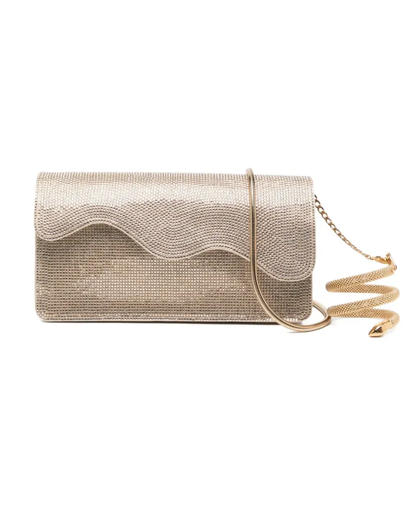 René Caovilla Onda Clutch - Gold Gold