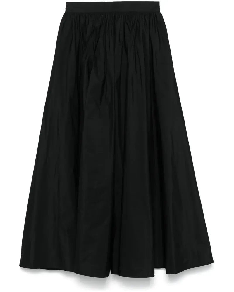 Elie Saab Maxirock in A-Linie - Schwarz Schwarz