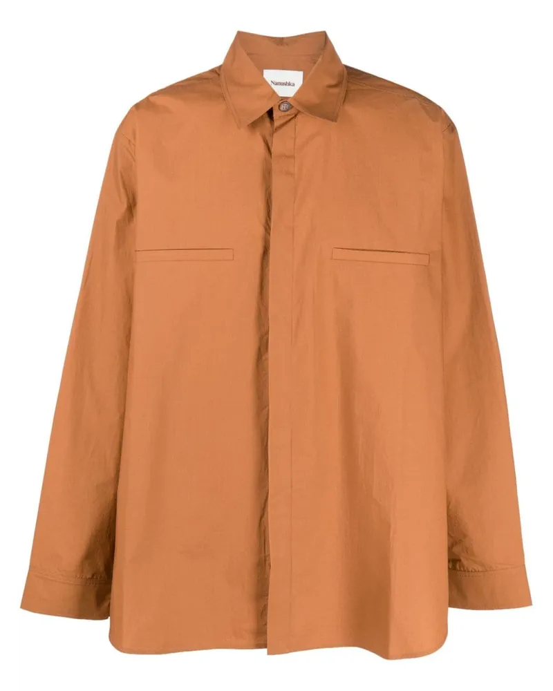 Nanushka Damos Hemd - Orange Orange