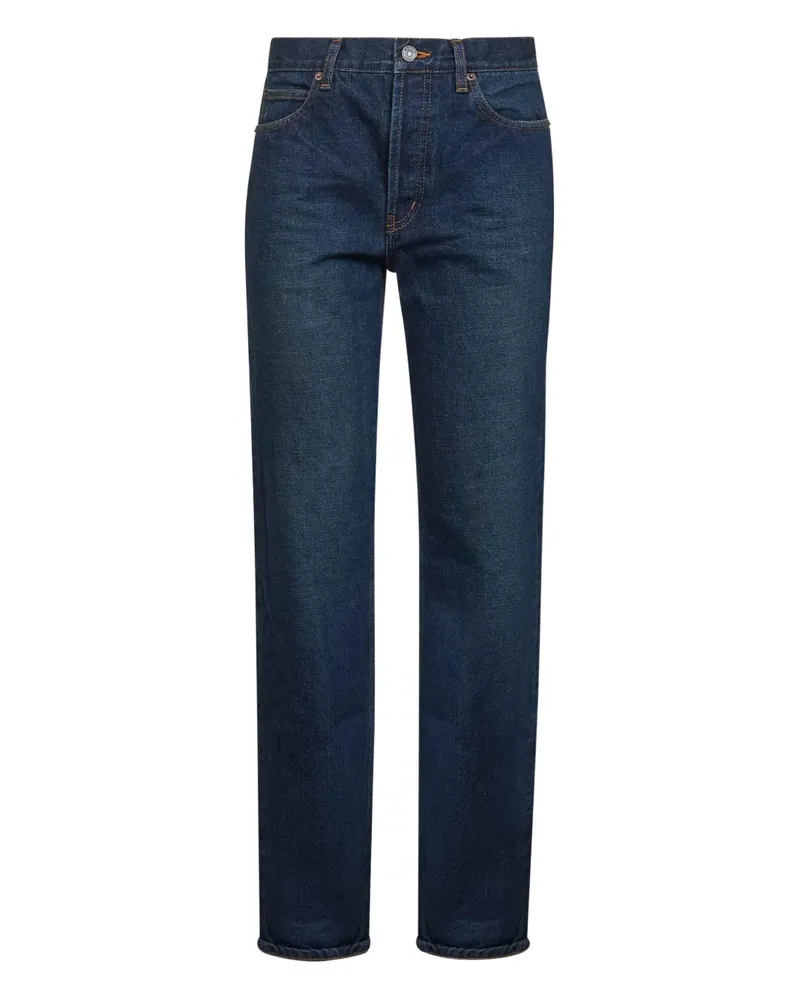 Saint Laurent Gerade Five-Pocket-Jeans - Blau Blau