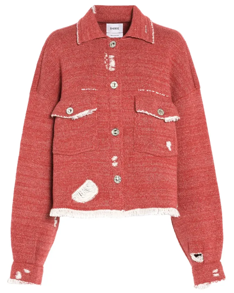 Barrie Jeansjacke mit Fransen - Rot Rot