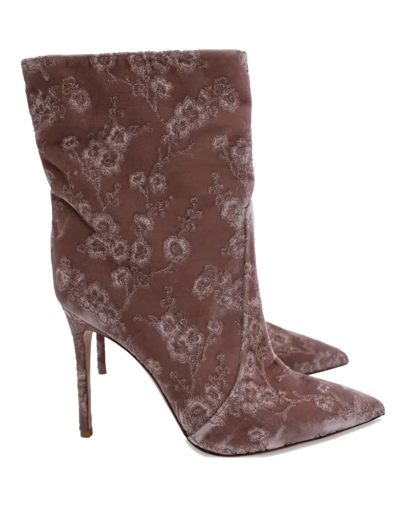 Gianvito Rossi velvet boots - Rosa Rosa
