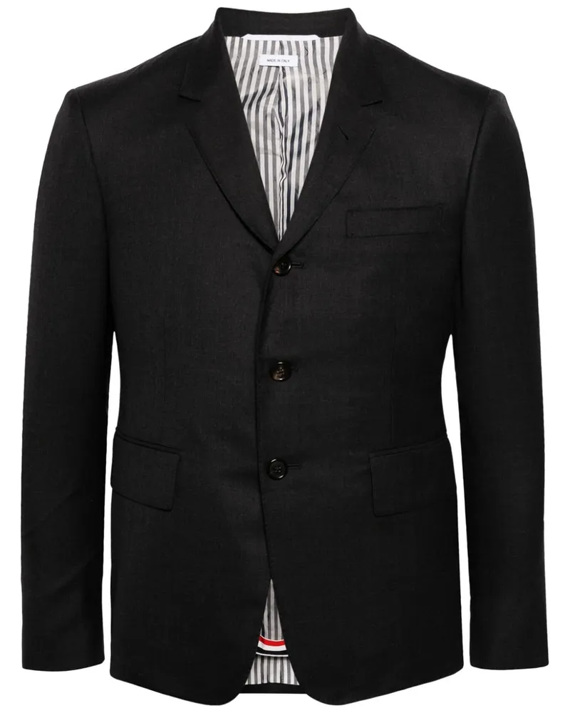 Thom Browne Einreihiges Sakko - Grau Grau