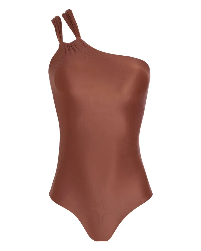 Lygia & Nanny Miusha One-Shoulder-Badeanzug - Braun Braun