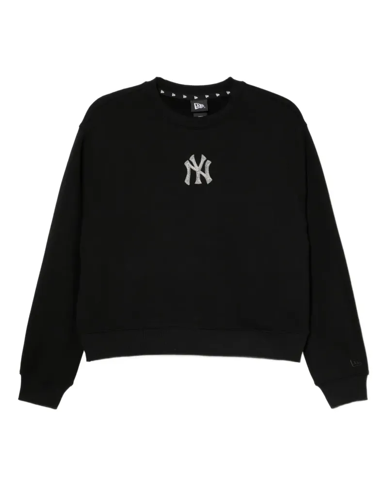 New Era Sweatshirt mit Logo-Stickerei - Schwarz Schwarz