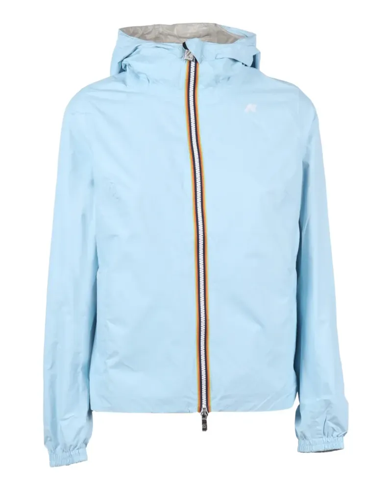 K-Way colourblock hooded jacket - Blau Blau