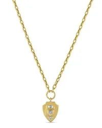 ZOË CHICCO 14kt Gelbgoldhalskette mit Anhänger Gold