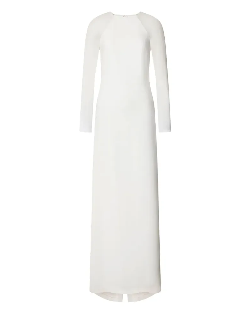 Alberta Ferretti Kleid aus Satin - Weiß Weiß