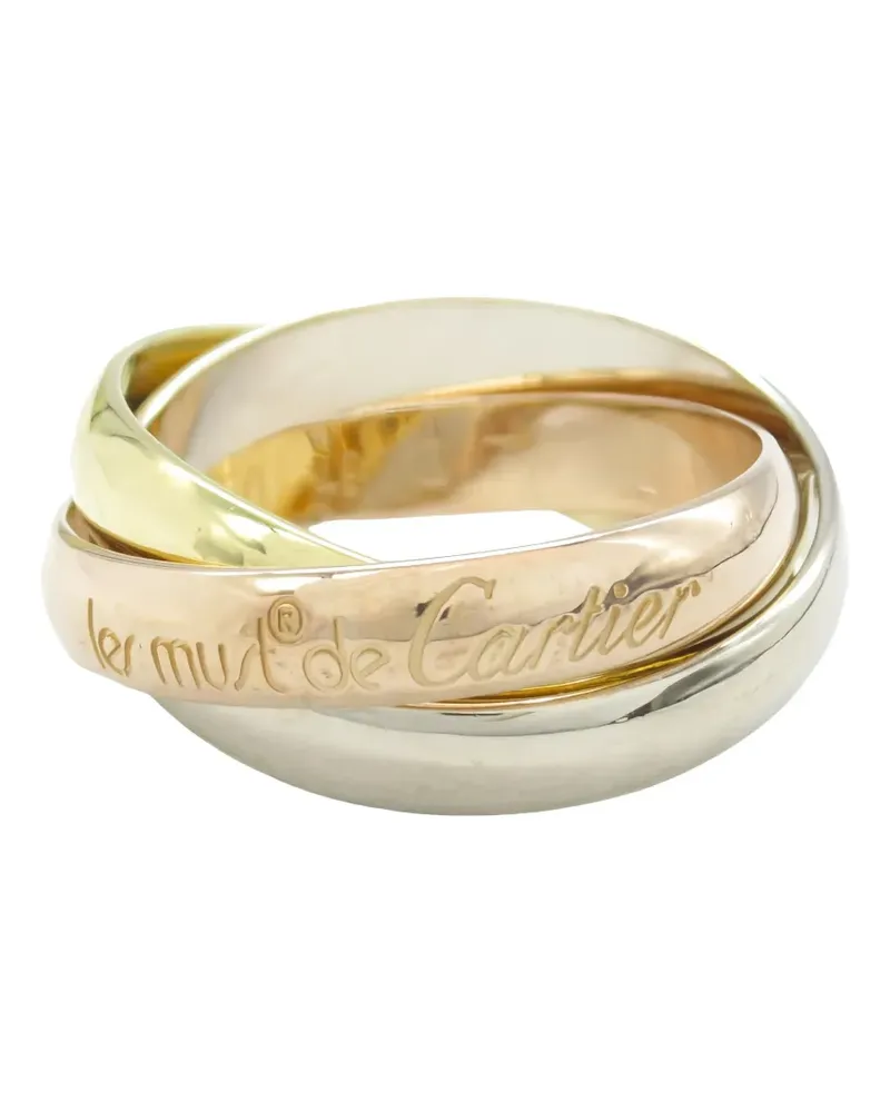 Cartier 2010s Trinity logo-engraved ring - Gold Gold