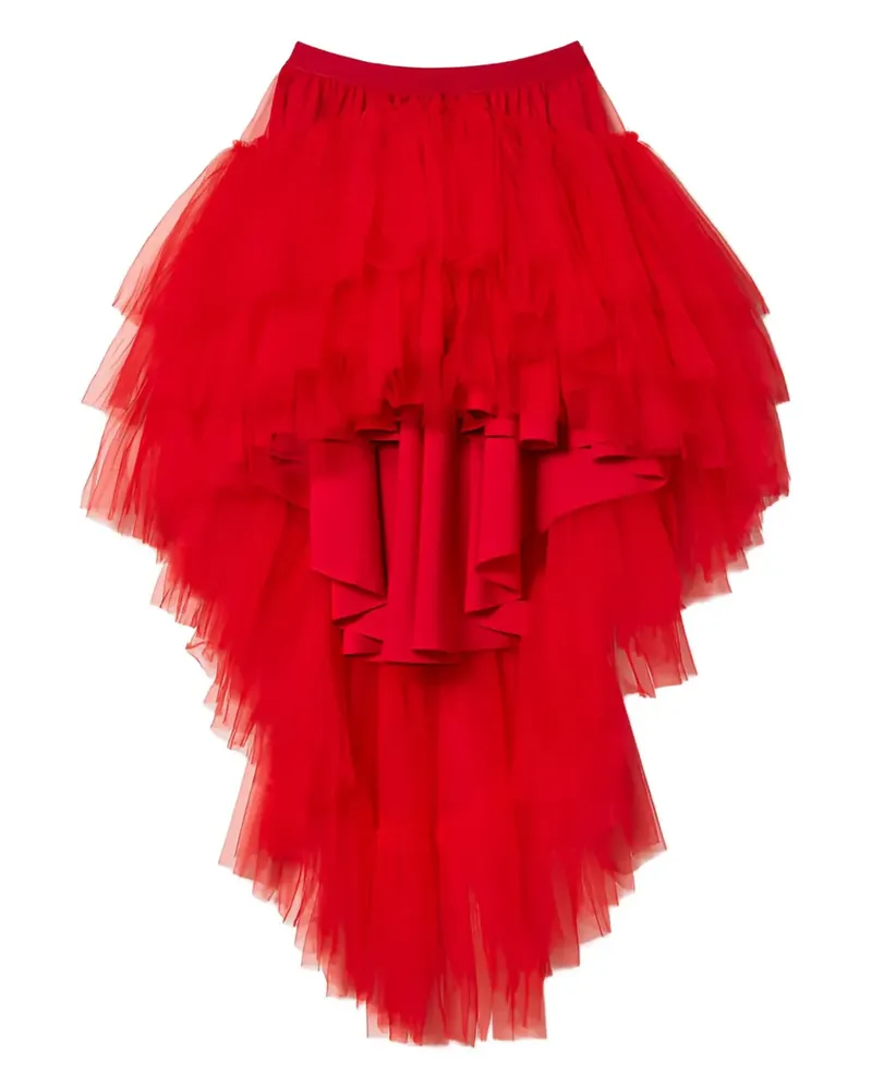 Twin-Set asymmetric ruffled skirt - Rot Rot