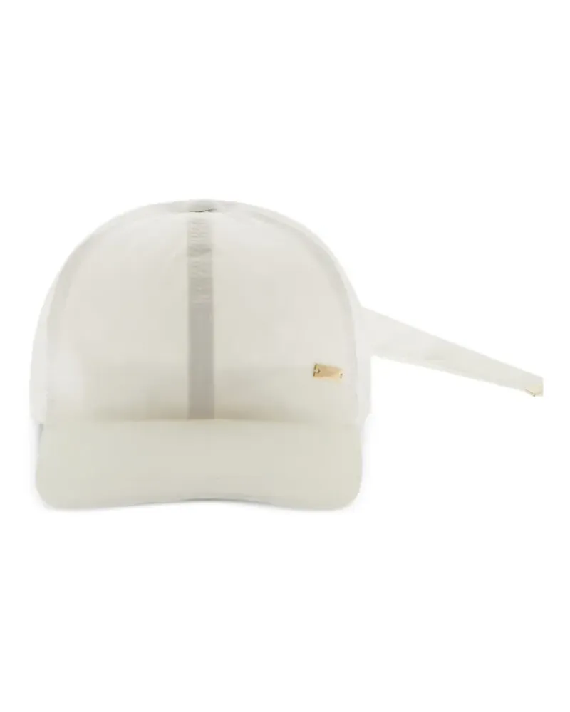 Herno Baseballkappe mit Schleife - Weiß Weiß
