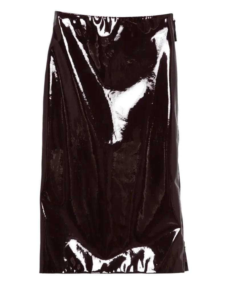 FRANKIE Shop Samantha zip fastening skirt - Rot Rot