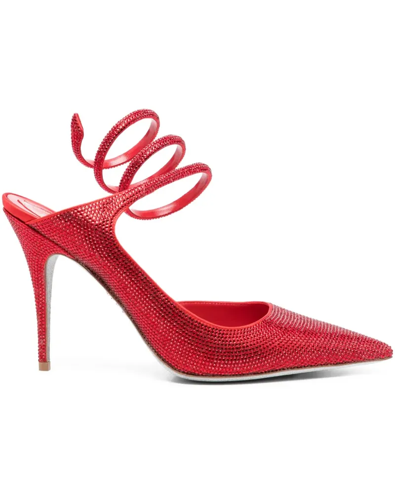 René Caovilla Cleo Pumps 100mm - Rot Rot