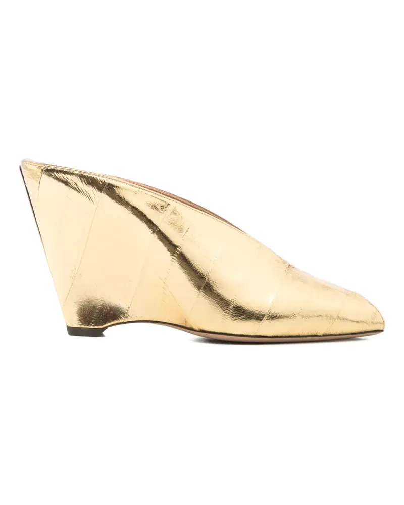 Ferragamo Alicia open-toe mules - Gold Gold
