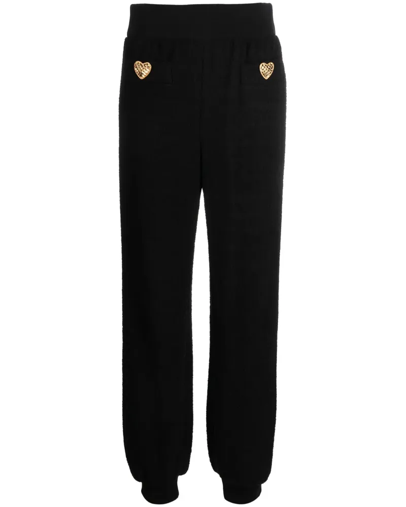 Moschino Gestrickte Jogginghose - Schwarz Schwarz