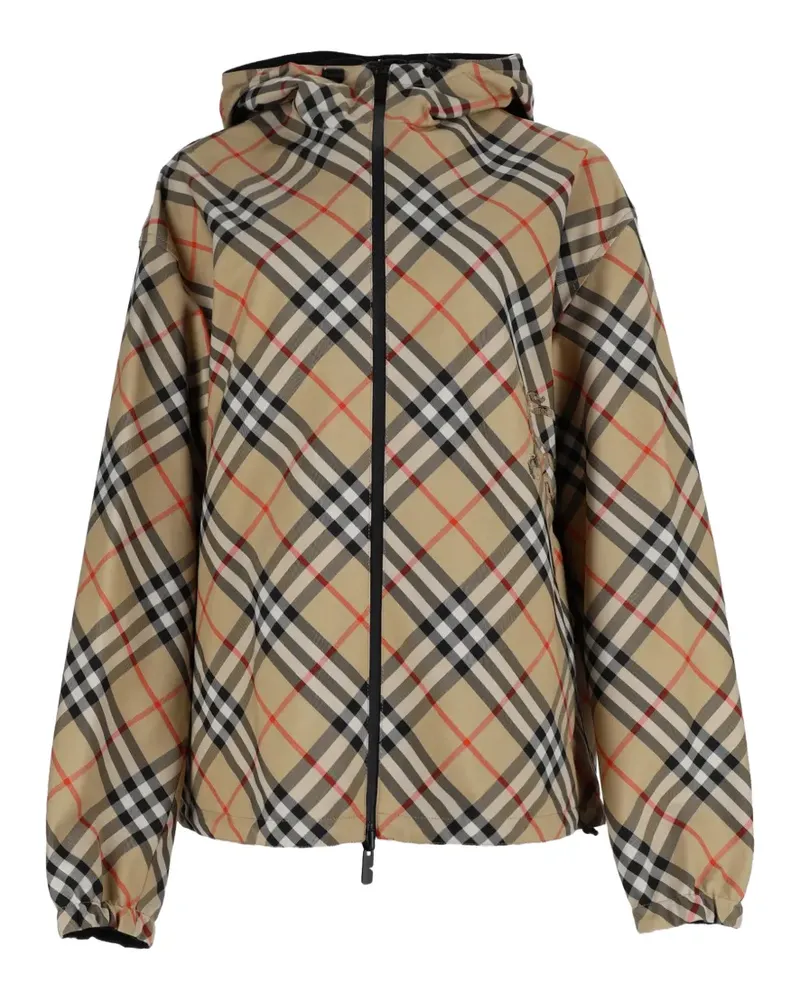Burberry Vintage Check hooded jacket - Nude Nude