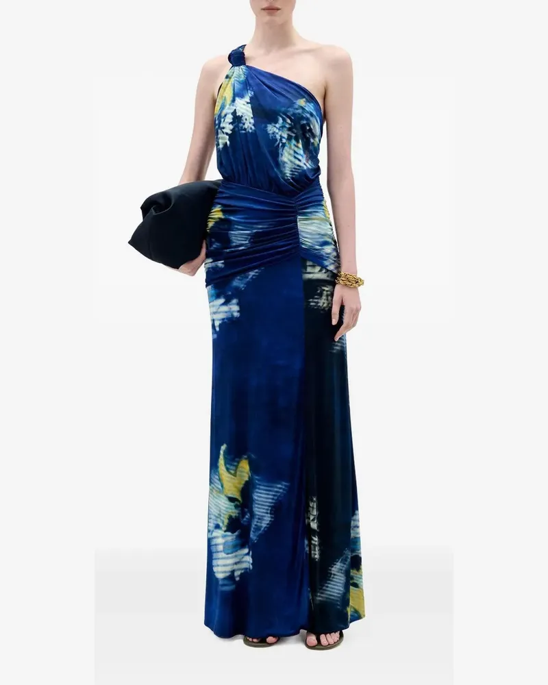Silvia Tcherassi Antara Maxikleid - Blau Blau