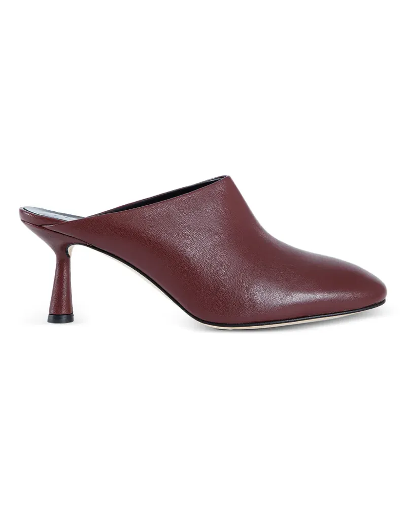 aeyde Mila leather mules - Rot Rot