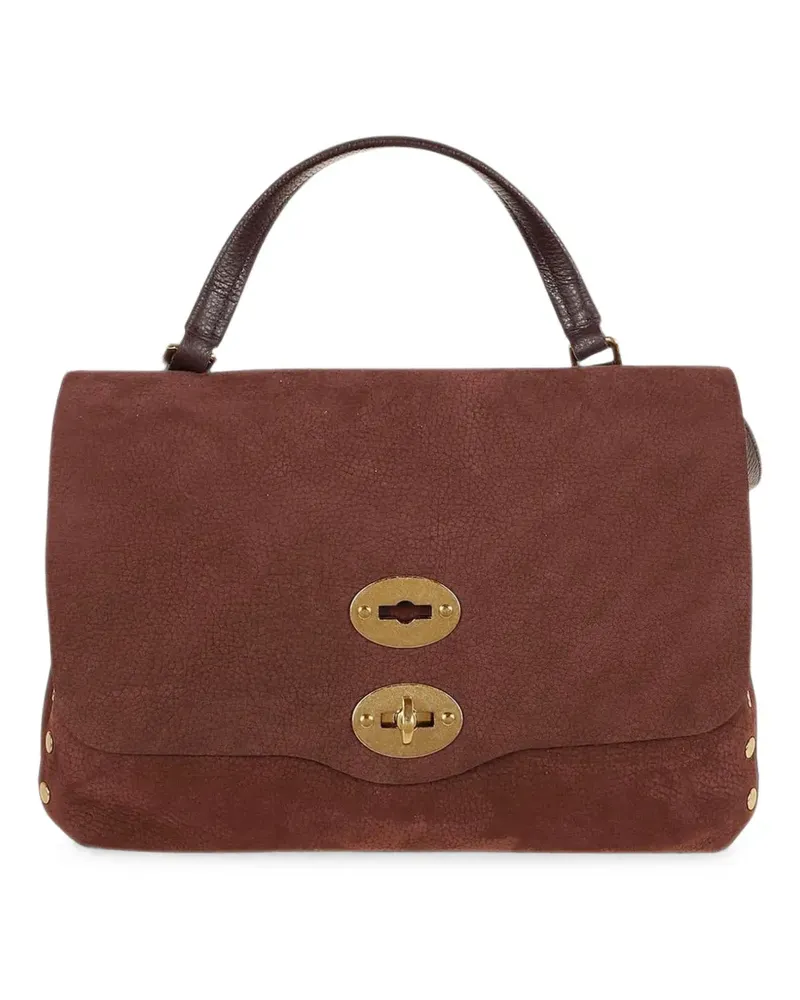 Zanellato Postina studded tote bag - Braun Braun