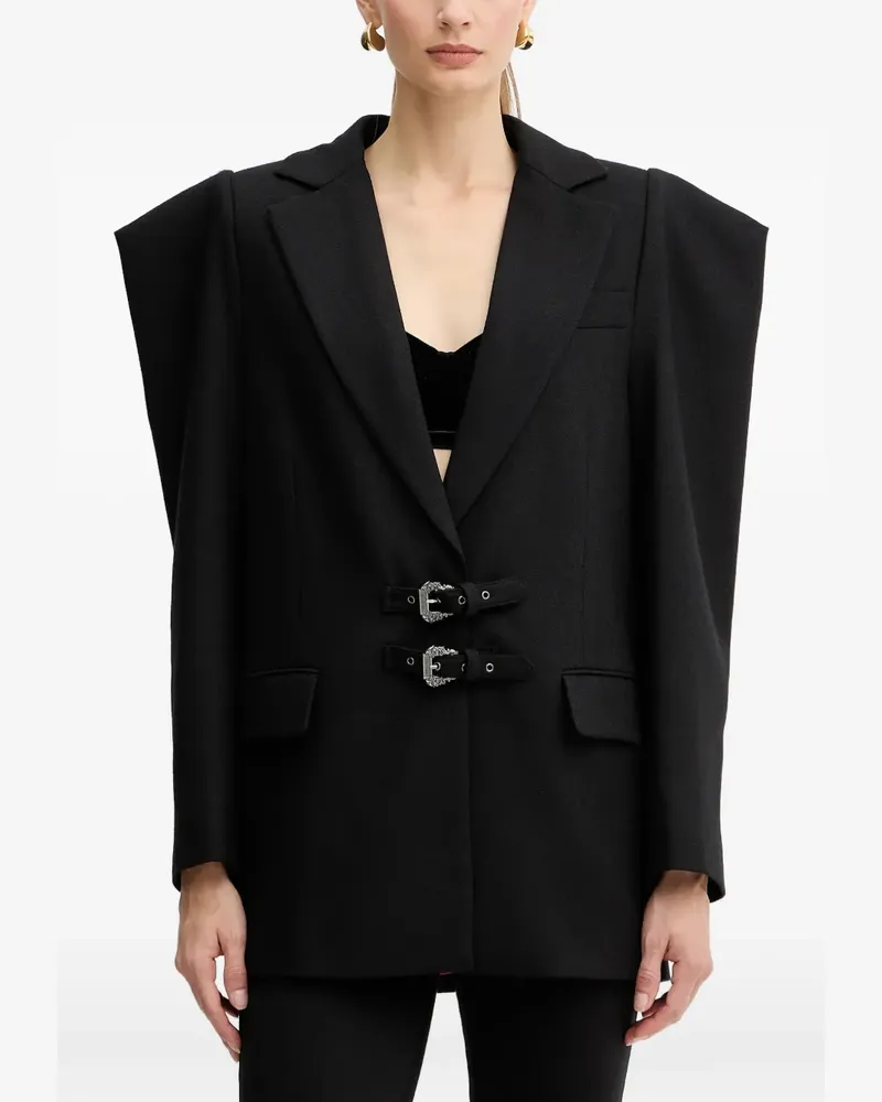 Versace Jeans Jacke mit Schnallendetail - Schwarz Schwarz