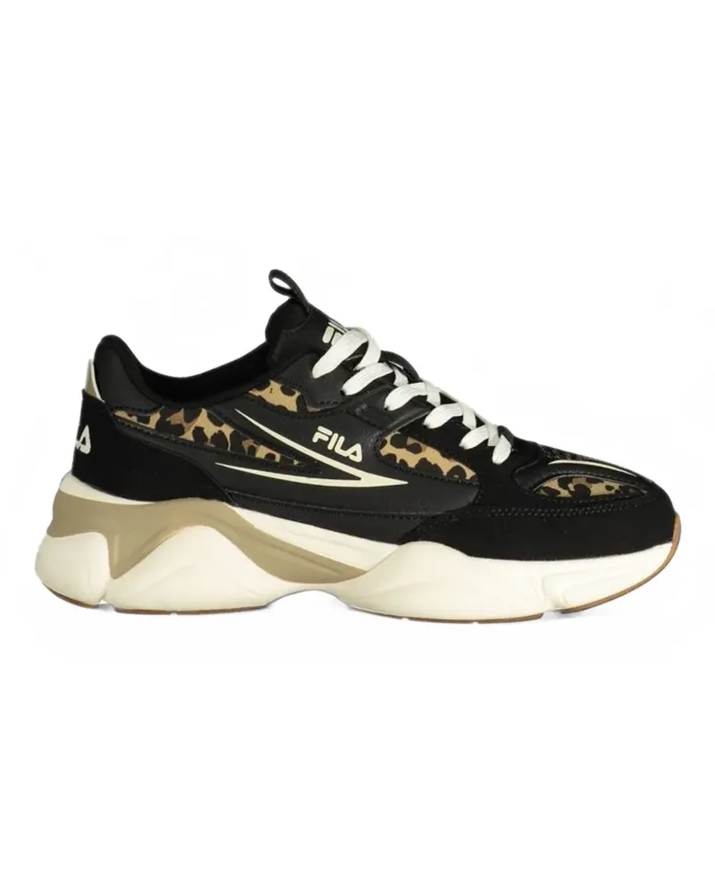 Fila Sneakers mit Leopardenmuster - Schwarz Schwarz