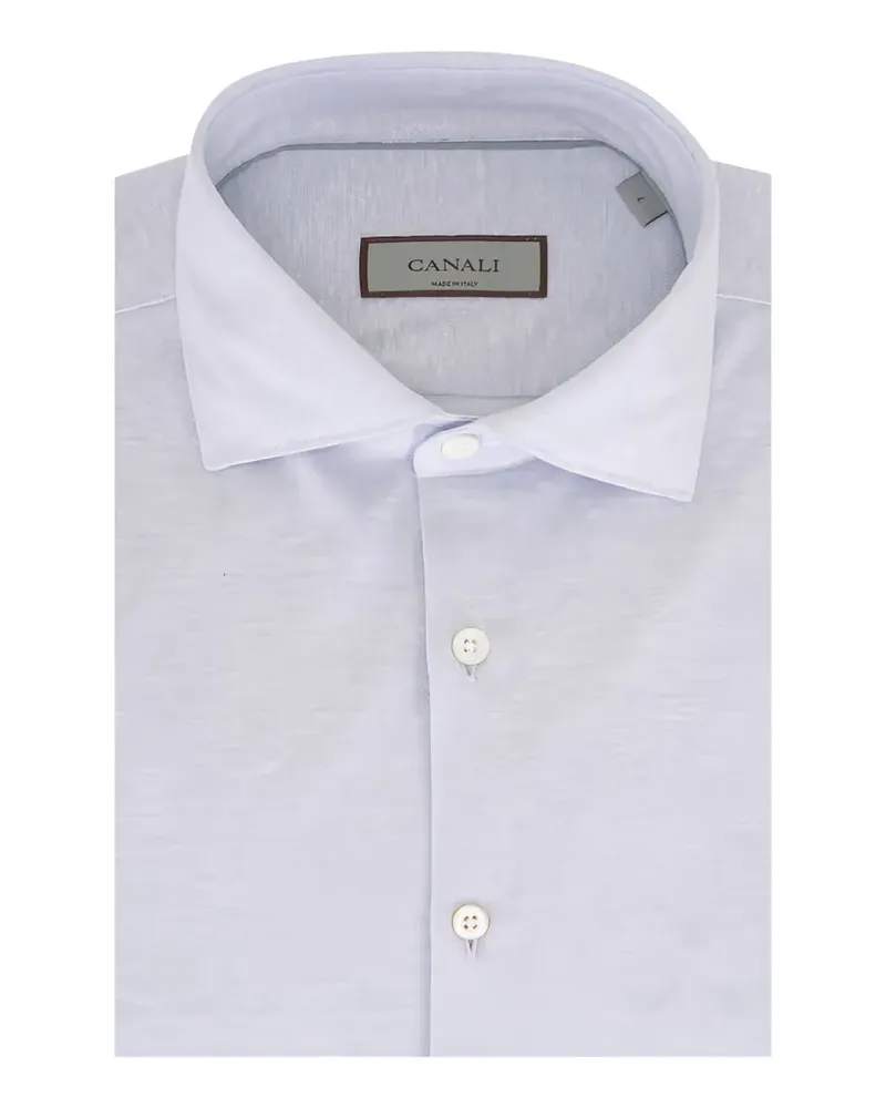 Canali Klassisches Hemd - Blau Blau