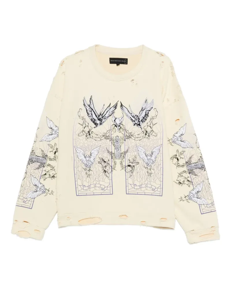 WHO DECIDES WAR Ascension Sweatshirt - Gelb Gelb