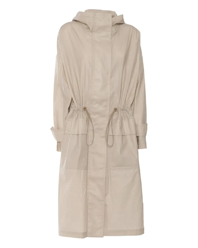 Fay Parka mit Kapuze - Nude Nude