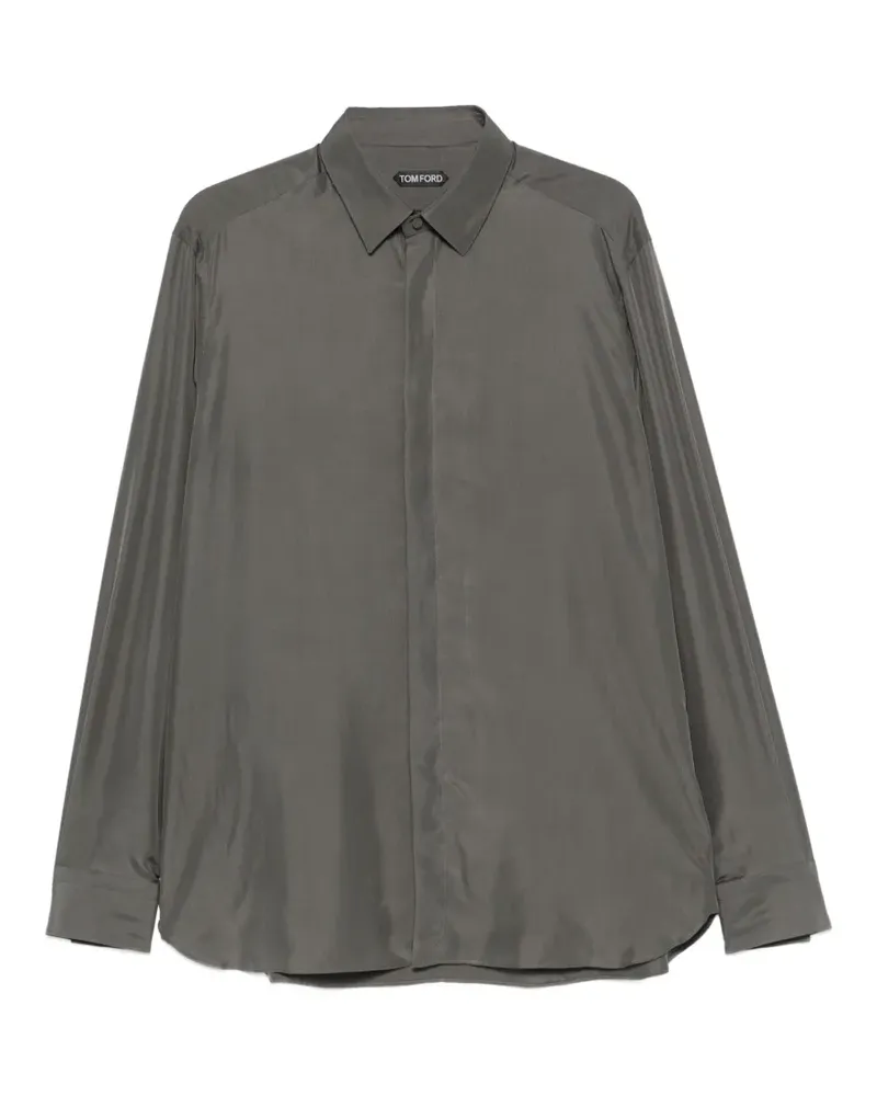 Tom Ford Klassisches Hemd - Grau Grau
