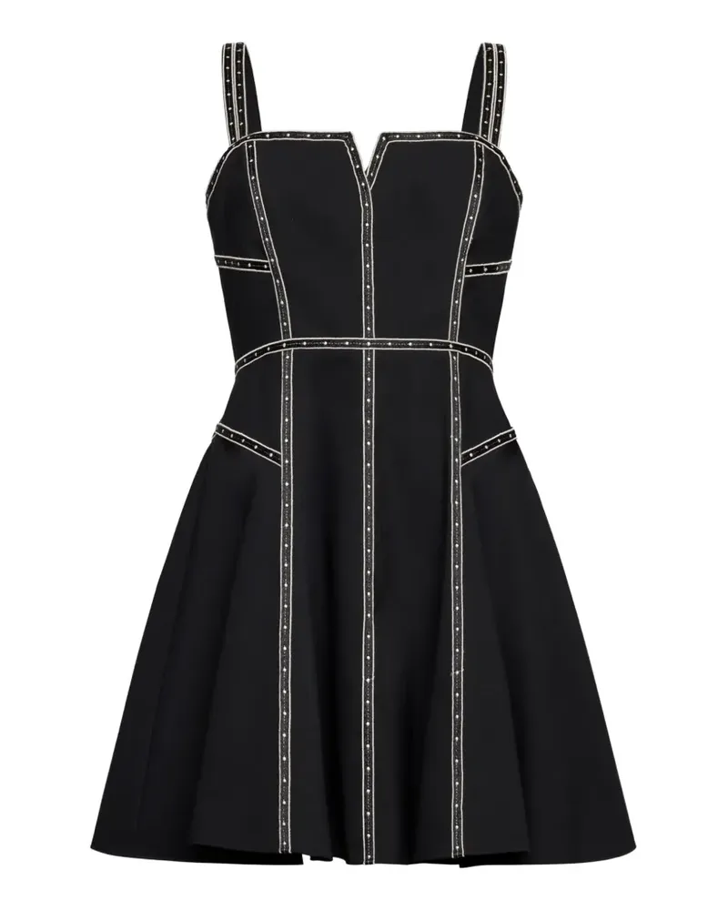 Cinq à Sept Jelena flared dress - Schwarz Schwarz