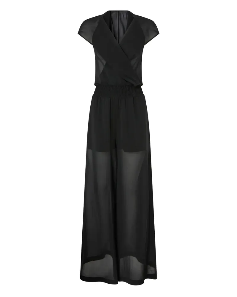 Pinko Ausgestelltes Kleid mit V-Ausschnitt - Schwarz Schwarz