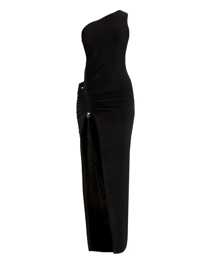 NISSA backless maxi dress - Schwarz Schwarz