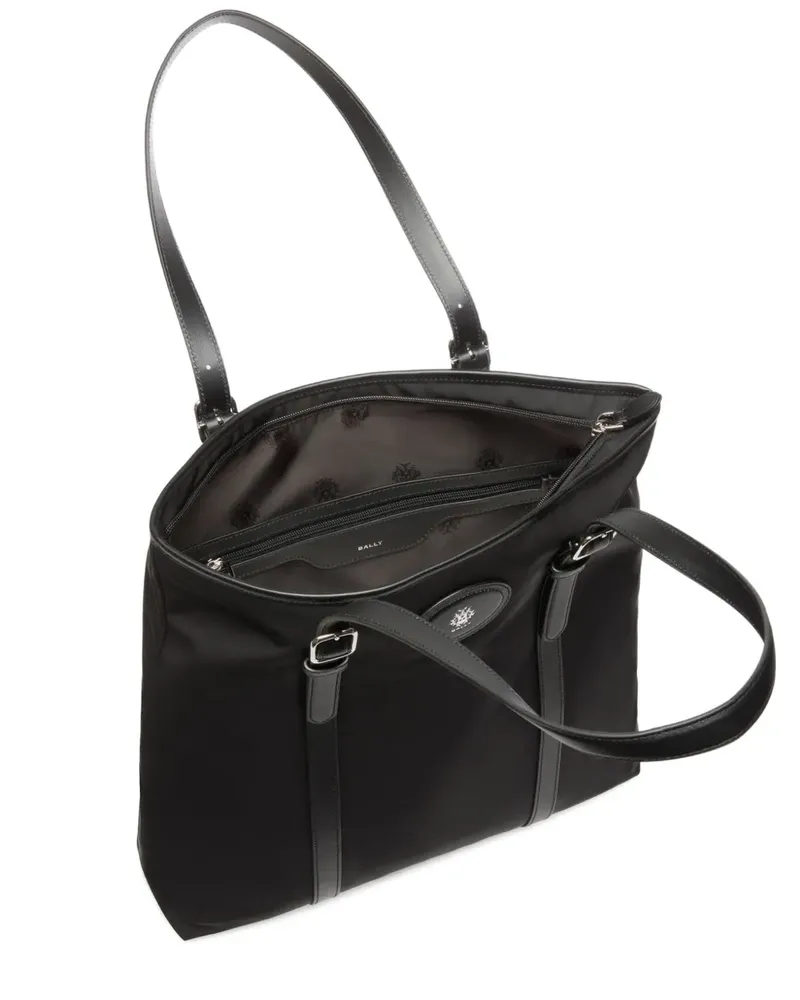 Bally Shopper mit Logo-Patch - Schwarz Schwarz