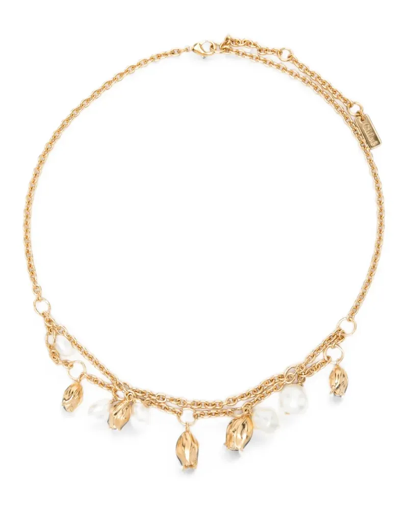 Chloé The Tulip charm necklace - Gold Gold