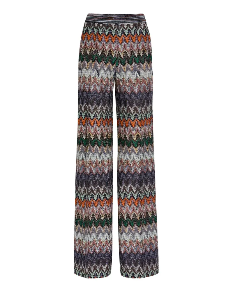 Missoni Gemusterte Hose - Blau Blau