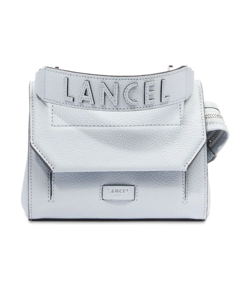 Lancel Mini Umhängetasche aus Leder Blau