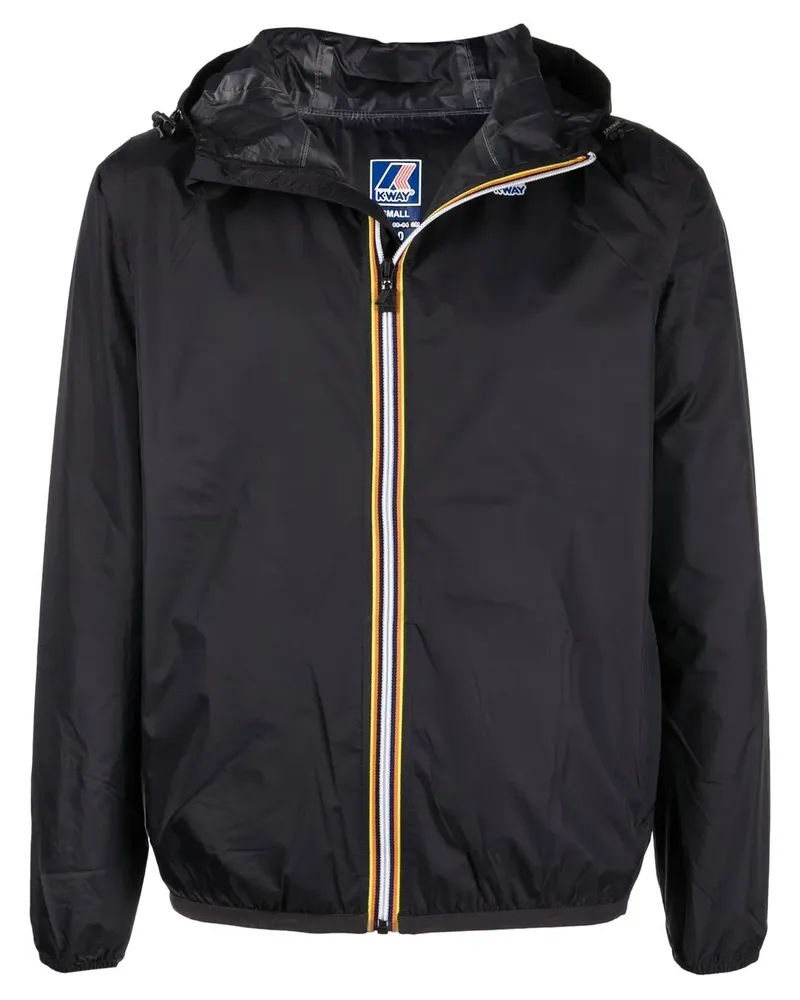 K-Way Le Vrai Claude 3.0 Kapuzenjacke - Schwarz Schwarz