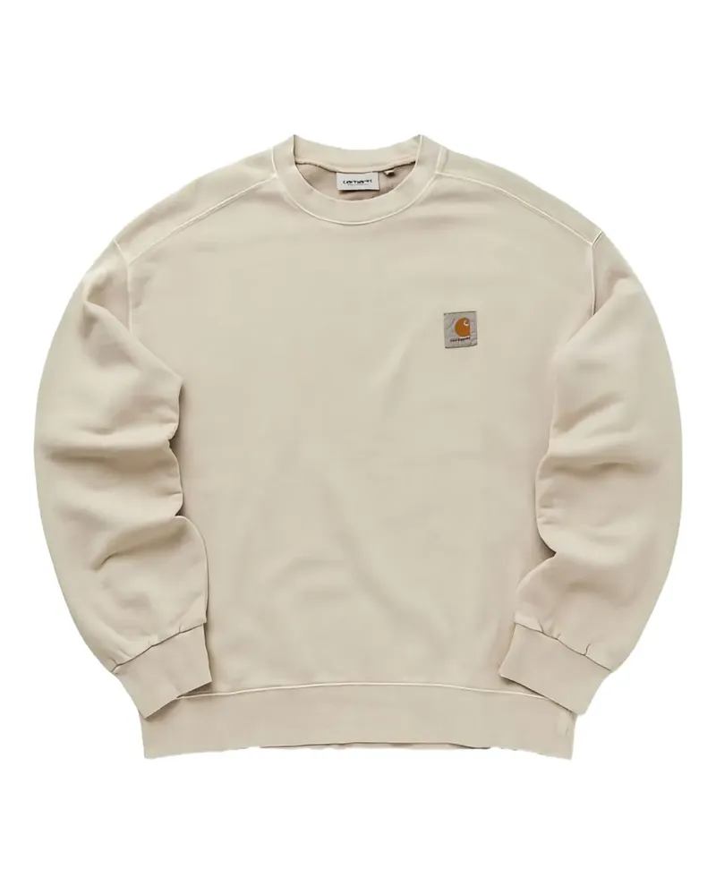 Carhartt WIP logo-patch sweatshirt - Nude Nude