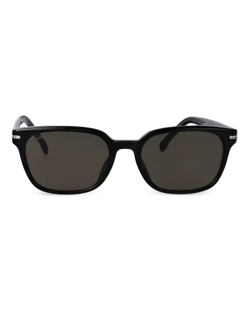 HUGO BOSS square frame sunglasses - Schwarz Schwarz