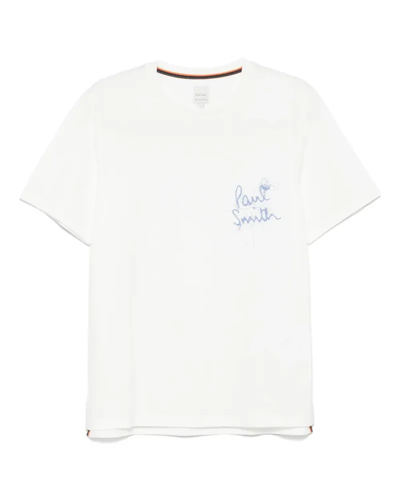 Paul Smith T-Shirt aus Bio-Baumwolle - Weiß Weiß